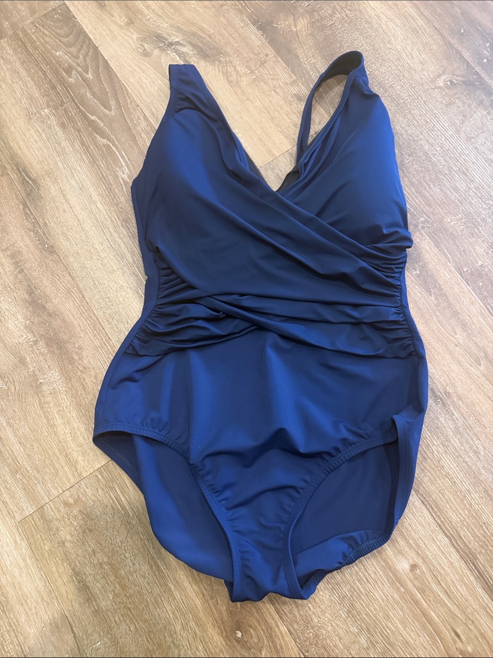 Lands' End Navy Slendersuit  12